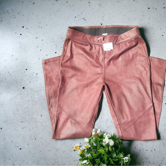 NWT Free People Wine Bord Pants - Picture 5 of 6